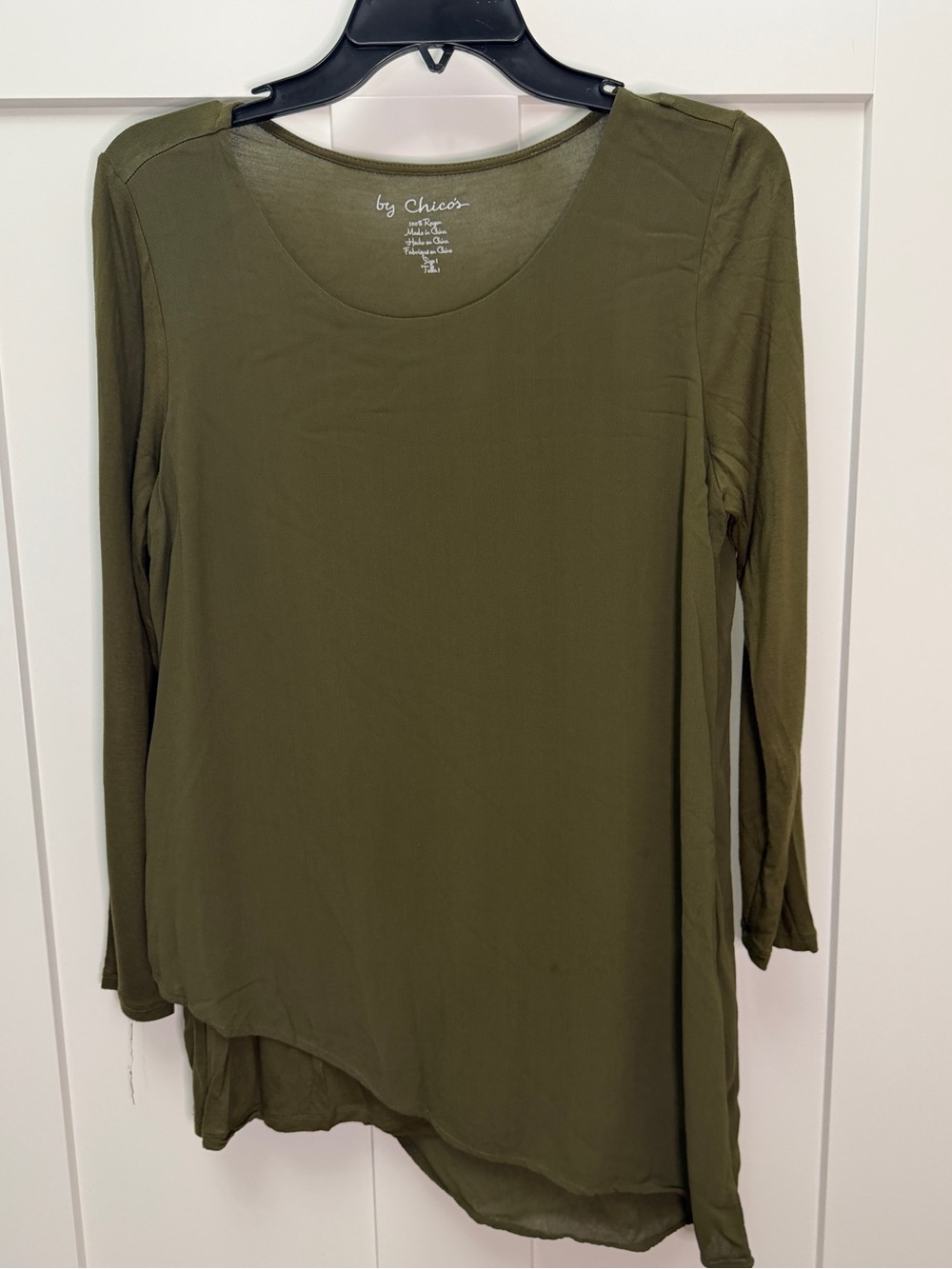 Chicos asymmetrical hem blouse
